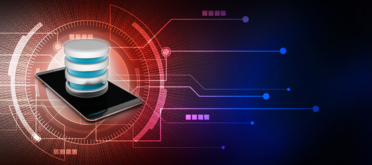 3d rendering mobile phone data

