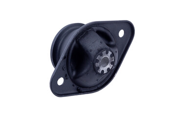 rear engine support of a Russian UAZ car, isolated on a white background