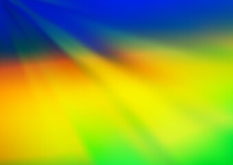 Dark Blue, Yellow vector blurred background.