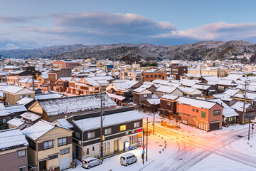 Fototapeta na wymiar Wajima, Ishikawa, Japan in Winter