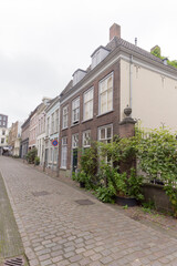 Fototapeta na wymiar A street in the center of Nijmegen, The Netherlands