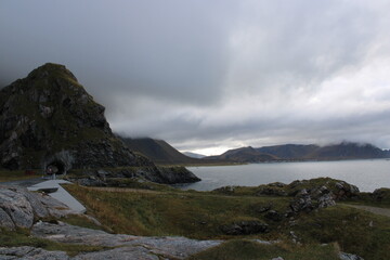 Fototapeta premium The beautiful coast in Northern Norway