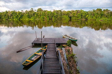 Stille im Amazonas-Gebiet