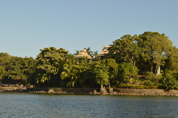 Sand boarding and sleighing in the volcanic ashes of the volcanoes of Léon in Nicaragua