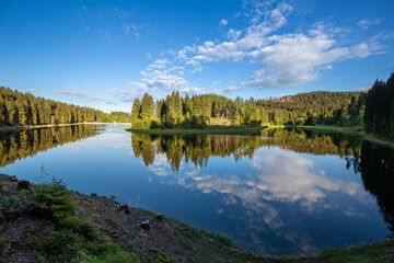 Talsperre Neunzehnhain im Erzgebirge
