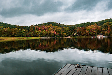 Lake Hope State Park, Ohio in Autumn