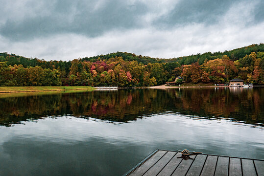 Lake Hope State Park, Ohio in Autumn