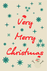 merry christmas lettering