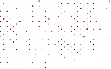 Light Blue, Red vector pattern with spheres.