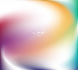 Abstract blurred gradient mesh background bright rainbow colors.