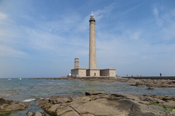 Fototapeta premium Leuchtturm Gatteville, Pointe du Barfleur, Cotentin Normandie