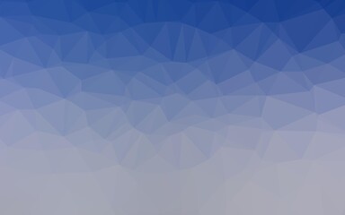 Light BLUE vector blurry triangle template.