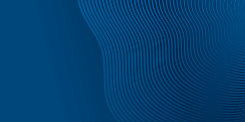 Abstract template blue geometric curve wave diagonal presentation background with dark blue line. Modern business style.