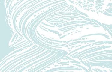 Grunge texture. Distress blue rough trace. Comely 