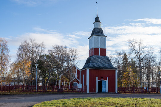 jukkasj&auml;rvi kirche in schweden lappland