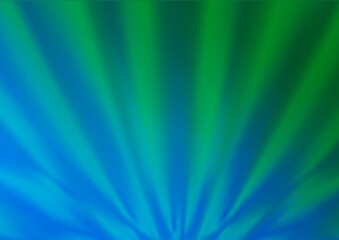 Light Blue, Green vector blurred bright background.
