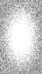 Round silver glitter luxury sparkling confetti. Sc