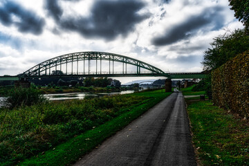 Fototapeta na wymiar Kleinbahnbrücke Minden