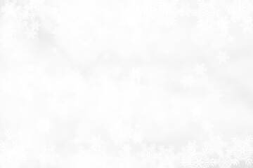 Winter bokeh lights effect background