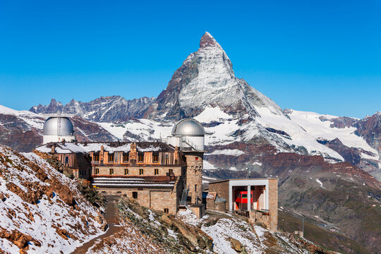 Gornergrat Observatory near Zermatt, Switzerland