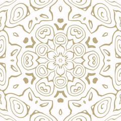Oriental Seamless Vector Pattern - Repeating ornament for textile, wraping paper, fashion etc.