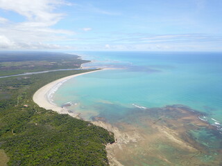 Drone Beach reef view  ( not edited )
