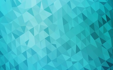 Light BLUE vector abstract polygonal texture.