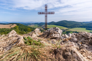 Hrombaba Lookout at Bradlo hill in Brezova pod Bradlom