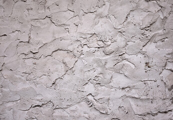 Plastered gray wall. Plaster background.Cement pattern.