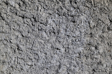 Plastered gray wall. Plaster background.Cement pattern.