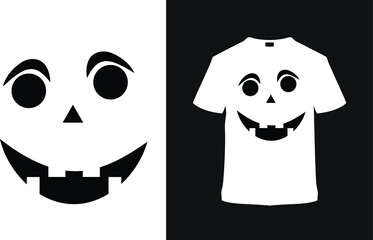 Halloween t shirt Design, vintage, pumpkin t shirt, apparel, vector, element, emblem, eps 10