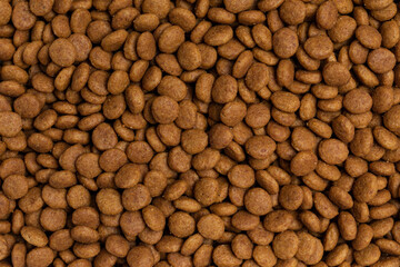 Full frame dry light brown diet pet food