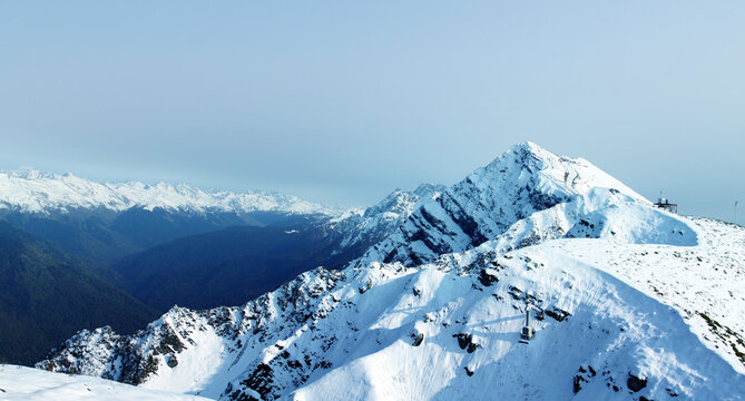 Great photos of snowy mountains