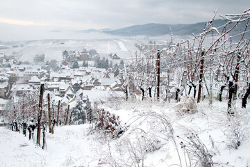 Neige en Alsace