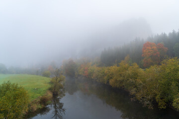 Oberes Donautal im Herbst