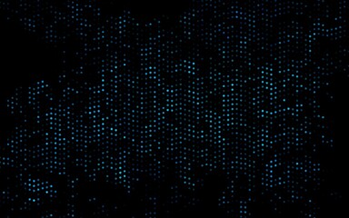 Dark BLUE vector backdrop with dots.