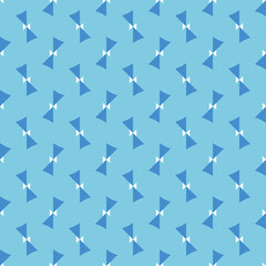 Vector seamless pattern texture background with geometric shapes, colored in blue, white colors.