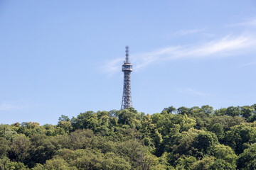Obraz premium Prague tourist tower perfect view