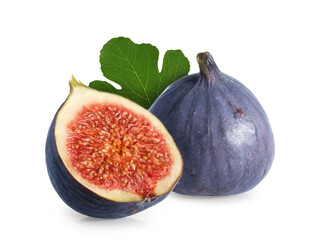 Fig fruit isolated white background
