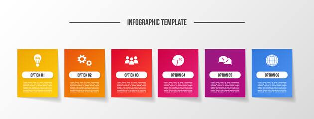 Fototapeta na wymiar Business infographic template. Timeline. Vector