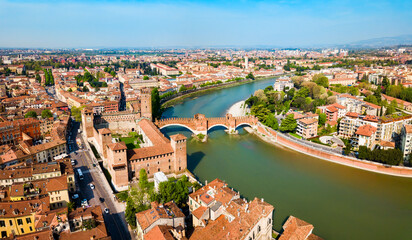 Castelvecchio Castle in Verona, Italy