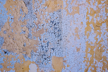 Arrière plan mur griffé et craquelé - Texture effet grunge
