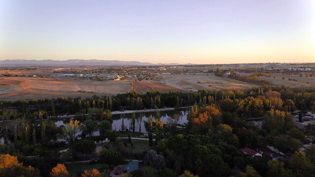 Fototapeta krajobraz drzewa natura przyroda wschód słońca