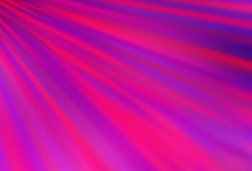 Fototapeta premium Light Pink vector backdrop with long lines.