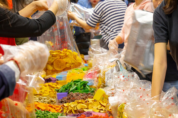 New Year, Taipei, New Year’s Day Street, dried fruits and vegetables