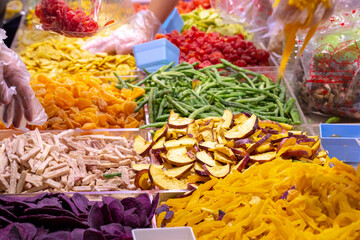New Year, Taipei, New Year’s Day Street, dried fruits and vegetables
