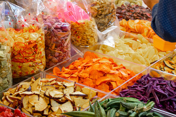New Year, Taipei, New Year’s Day Street, dried fruits and vegetables