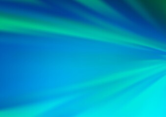 Light BLUE vector blurred bright template.