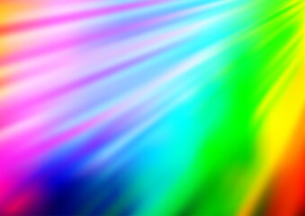 Obraz premium Light Multicolor, Rainbow vector background with straight lines.