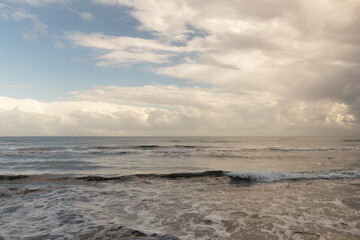 Fototapeta premium clouds over the sea